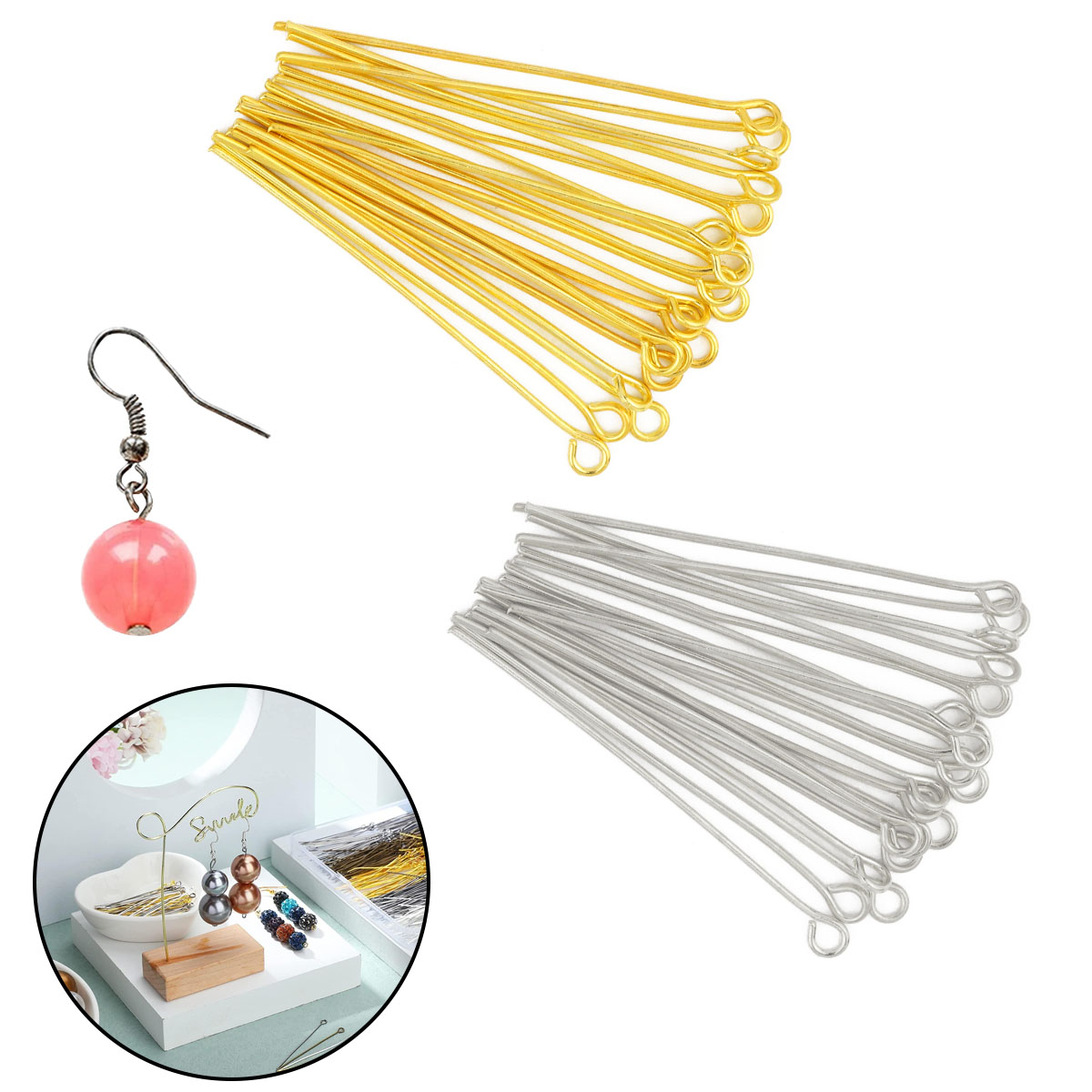 150pcs/Pack Metal 9-pin Steel  - đánh giá và giá Jewelry Making Drill