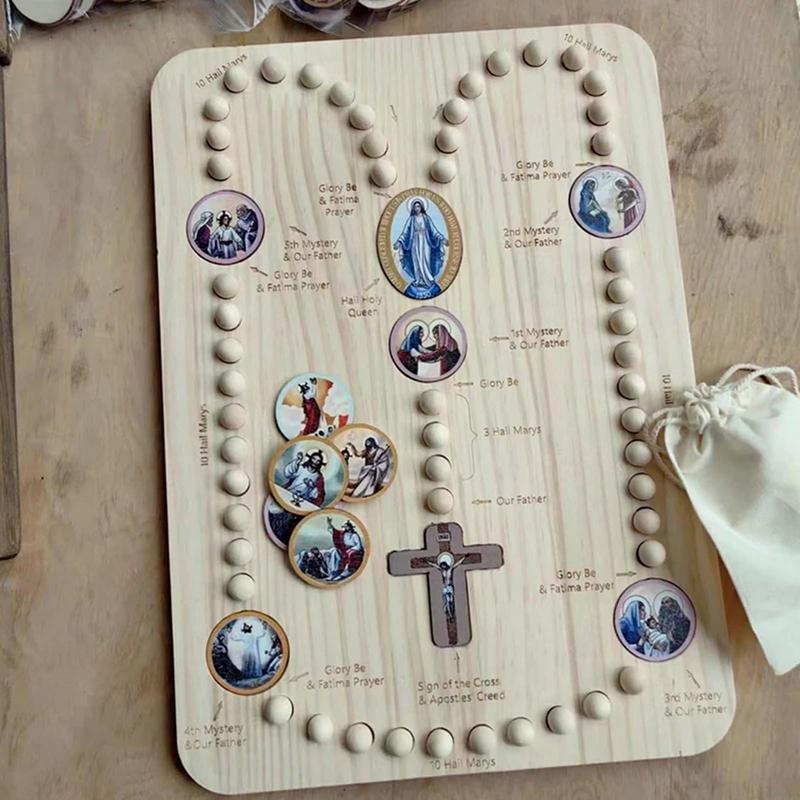 Wooden Rosary Beads Board With - đánh giá và giá Jewelry Making Board
