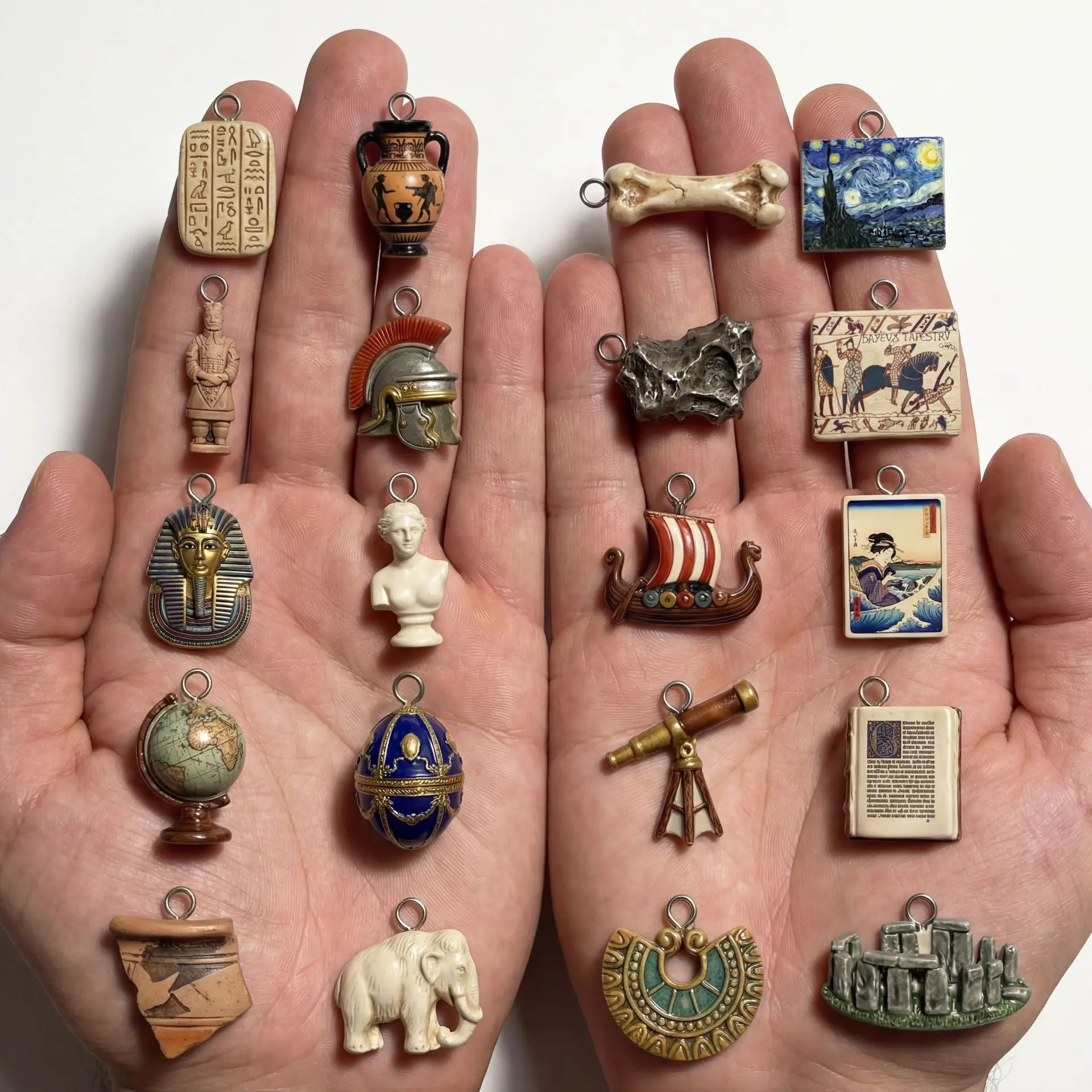 Mini Pendant Antique World His - đánh giá và giá Jewelry Making History