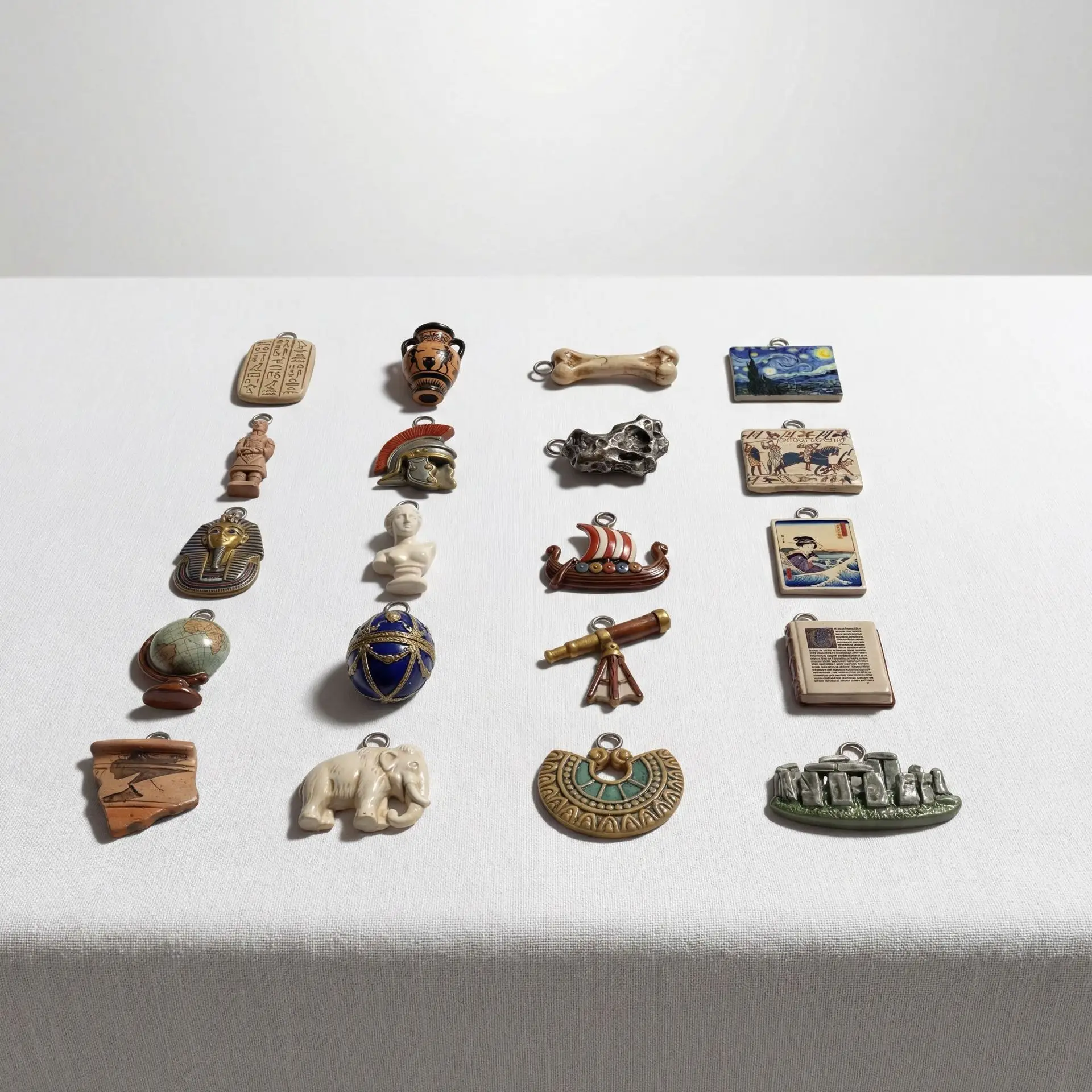 Mini Pendant Antique World His - đánh giá và giá Jewelry Making History