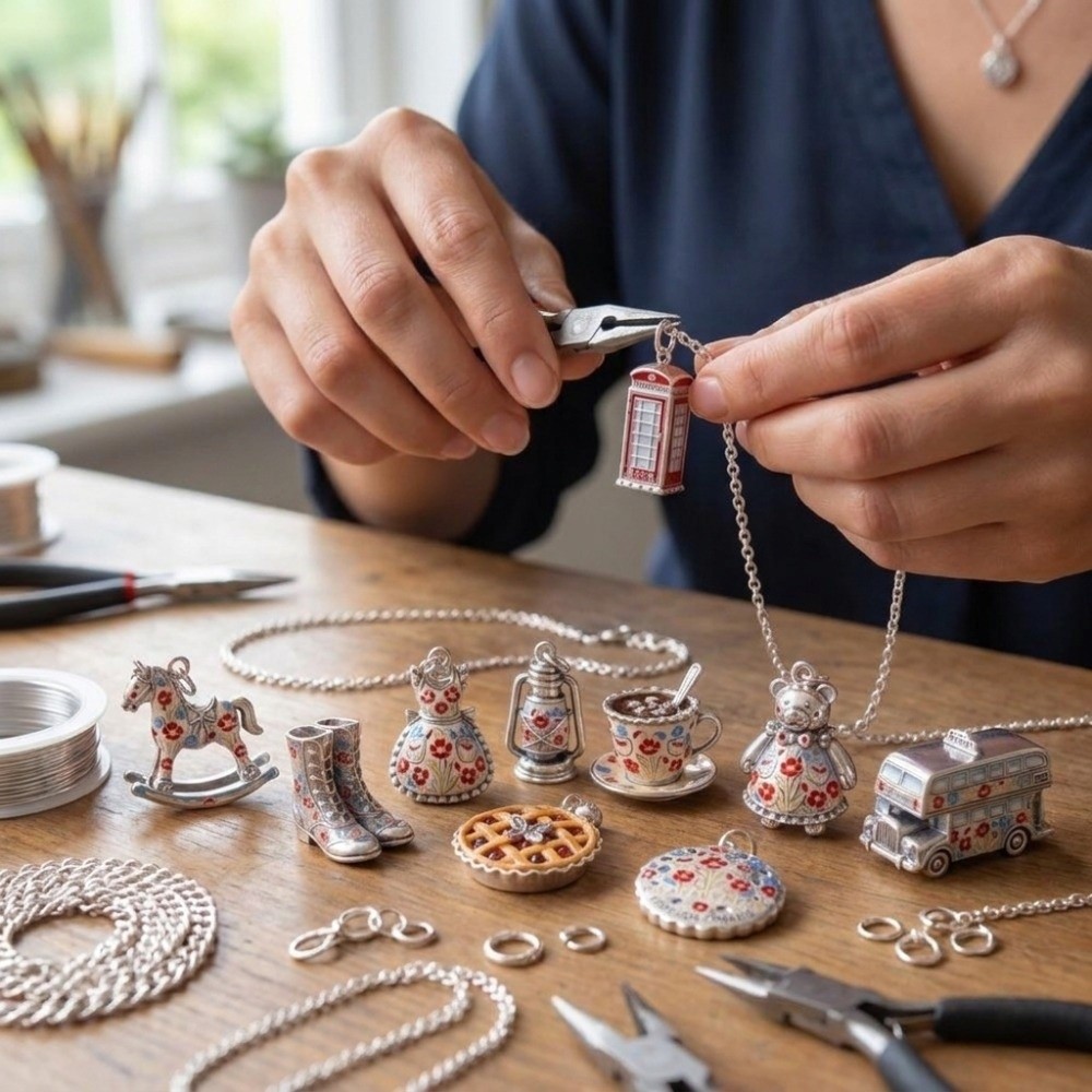 Cute Stainless Steel Cartoon P - đánh giá và giá Jewelry Making London