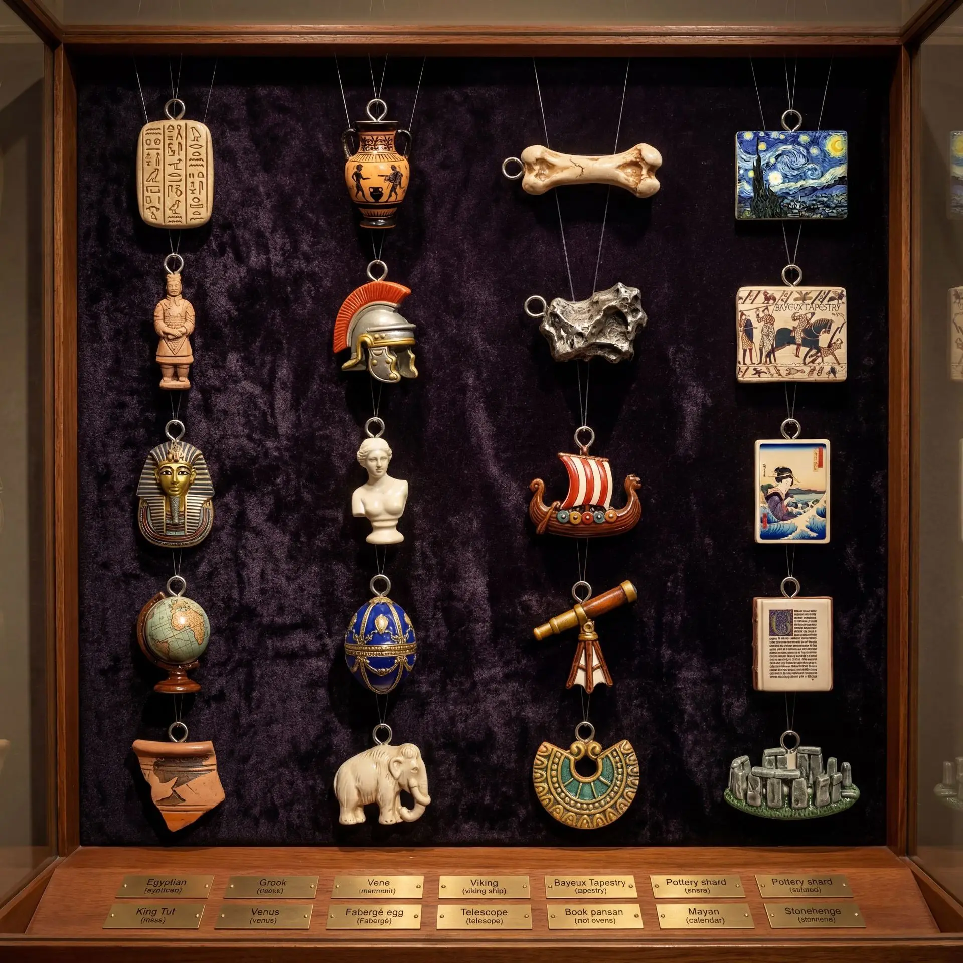Mini World History Antique Fig - đánh giá và giá Jewelry Making History