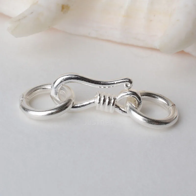 Bông S Móc & Mắt Cá Khóa Đóng  - đánh giá và giá Lobster Clasp Silver