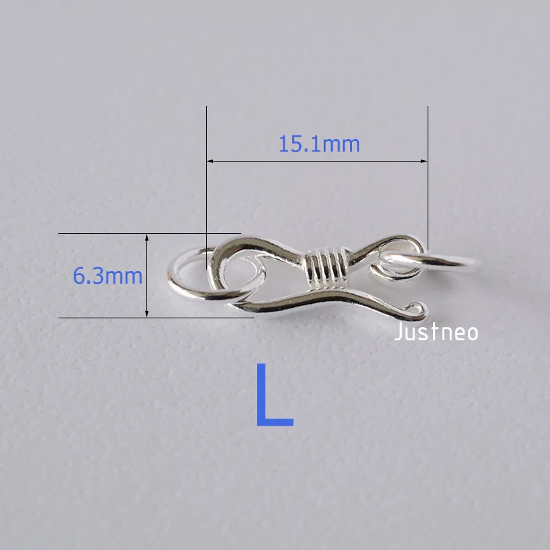 Bông S Móc & Mắt Cá Khóa Đóng  - đánh giá và giá Lobster Clasp Silver